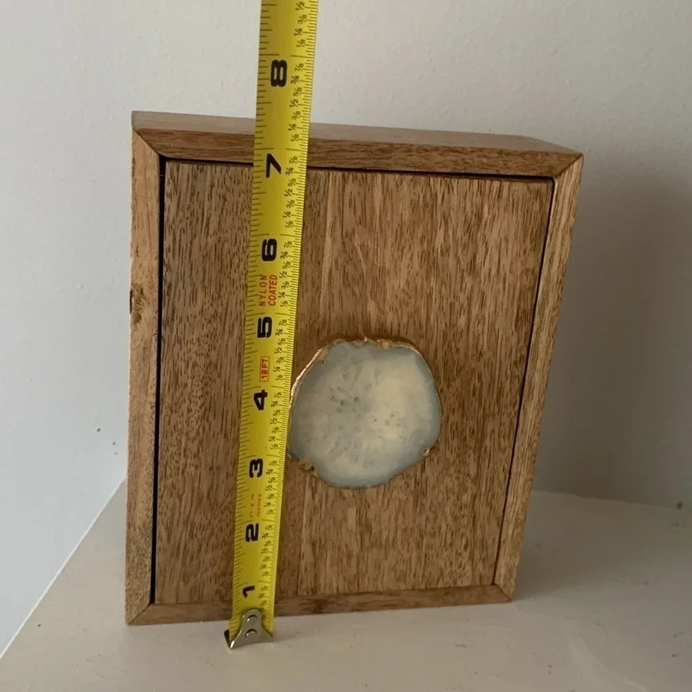 Pier 1 wooden bow storage home decor‎ new